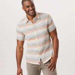 The Normal Brand Freshwater Short Sleeve Button Up